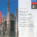 Album Tallis: Spem in Alium; The Lamentations of Jeremiah etc.